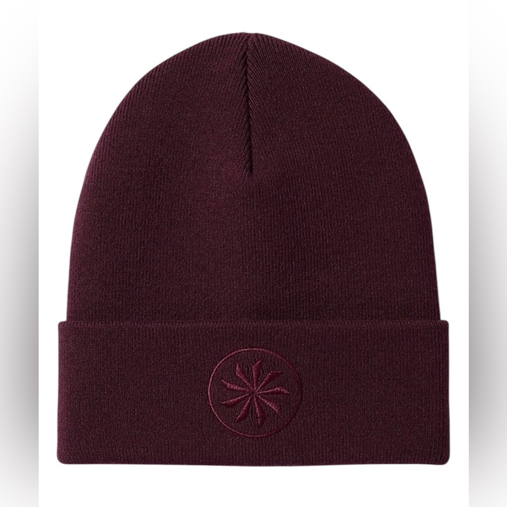 Athleta Head Start Beanie in Spiced Cabernet